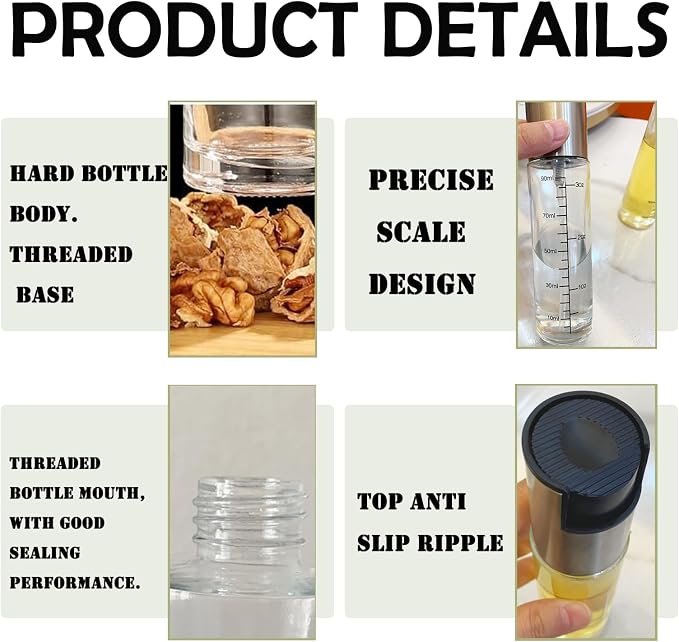 Oil Sprayer for Cooking,Olive Oil Spritzer,Olive Oil Spray Bottle for Salad, BBQ, Kitchen Baking, Roasting (100ml) (1)