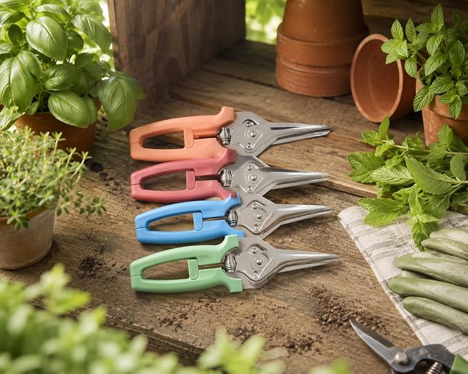 Kuhn Rikon Classic Kitchen & Garden Shears, 1 Count | Stainless Steel Blades, Assorted Colors