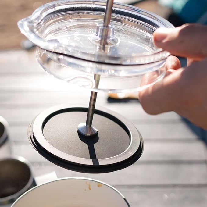 YETI Rambler Twist-To-Lock French Press Accessory Lid with GroundsControl Filter (Lid Only)