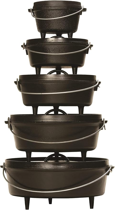 Lodge Campfire Cooking Tripod - Adjustable Chain - Steel Cooking Tripod for Campfire - 43.5 Inch