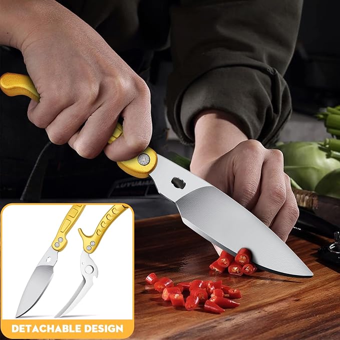 DRAGON RIOT Poultry Shears, Heavy Duty Kitchen Scissors, Golden | Stainless Steel, Dishwasher Safe, For Cutting Chicken, Poultry, Meat and Turkey