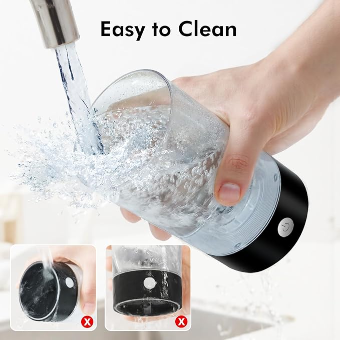 Milk Frother, 9oz Automatic Cold Foam Maker Coffee Fother Handheld-free, Milk Frother Cold Foam for Lattes,Cappuccinos,Macchiato(Black,Main1)