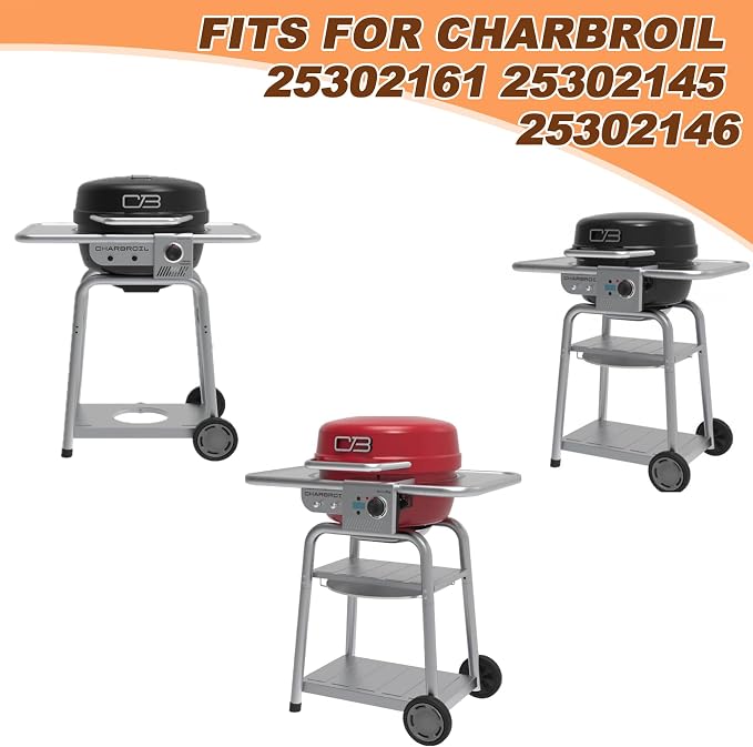 Drip Pan Liners Replacement Parts for Charbroil Bistro Pro 25302146 25302161 25302145 Electric Grill Parts, Aluminum Disposable Foil Grease Tray for Charbroil Bistro Pro Gas Grills, 10 Packs