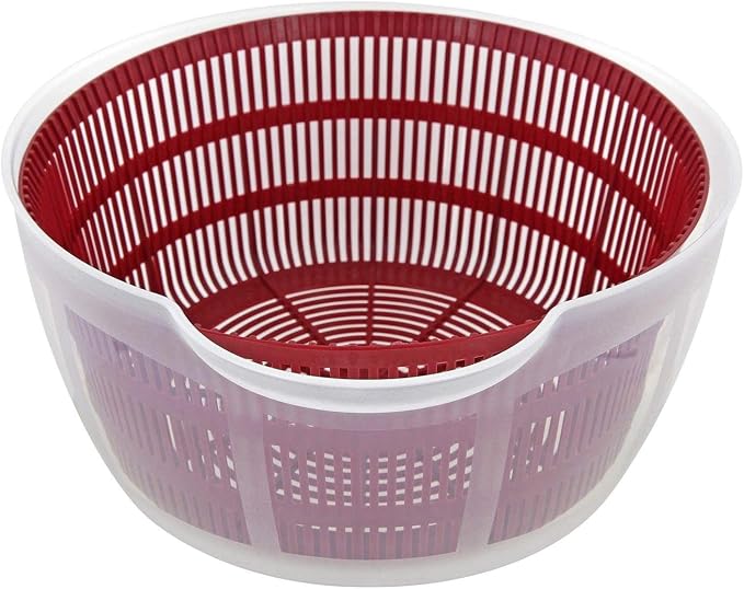 Westmark Germany Vegetable and Salad Spinner with Pouring Spout (Red/Clear)