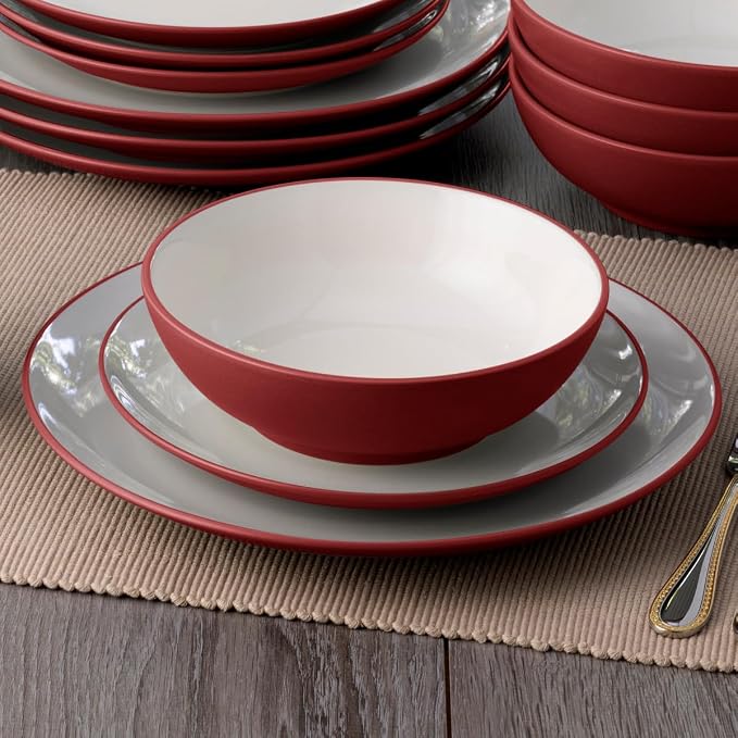 Noritake Colorwave Raspberry 4-Piece Coupe Place Setting, Service for 1