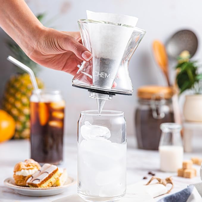 Chemex Funnex | Reusable Coffee Funnel, Less Paper Waste, Iconic Chemex Style, Manual Drip