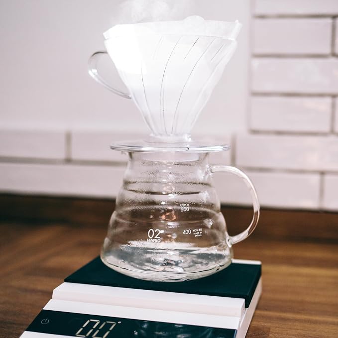 Hario V60 Paper Coffee Filter, Size 03, Natural, 100ct
