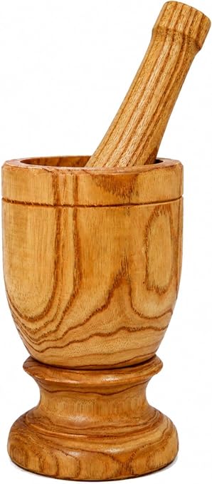 IMUSA USA Small Wood Mortar & Pestle (Pack of 6)