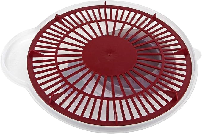 Westmark Germany Vegetable and Salad Spinner with Pouring Spout (Red/Clear)