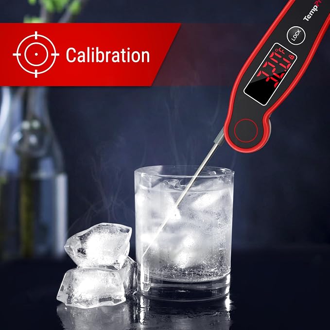 TempPro TempSwift 0.5 Sec Instant Read Digital Meat Thermometer Waterproof | Cooking Thermometer with Auto-Rotating Backlit Display, Food Thermometer for Grill, BBQ, Smoker, Fry, Candy, NSF Certified