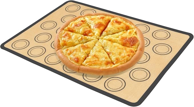 Non-Stick Silicone Baking Mat, Silicone Rectangular Baking Mat, Non-Stick, Reusable, Rectangular, 16.5 x 11.6 in