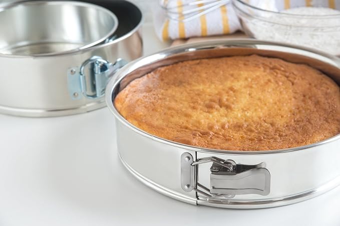 Fox Run Springform Pan Set, Tin-Plated Steel, 3-Piece