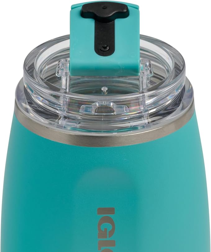 Igloo 10 oz Wine Tumbler | Stainless Steel Drinkware | Lagoon Teal