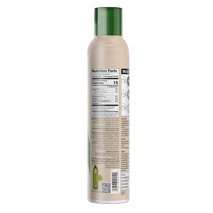 Mantova Organic Italian Extra Virgin Olive Oil Spray, 250ml