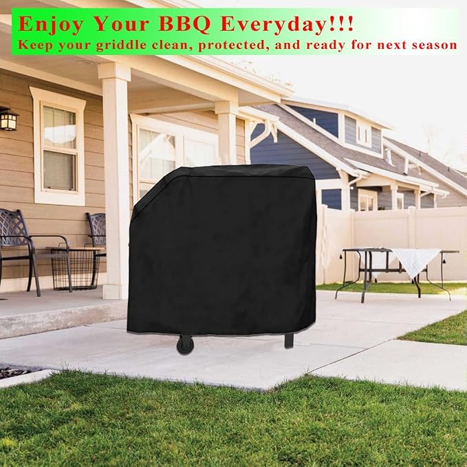 Griddle Cover for Blackstone 28" Original Omnivore Griddle 2206，600D Heavy Duty Waterproof Grill Cover for Blackstone 2 Burner 28 Inch Flat Top Griddle Outdoor