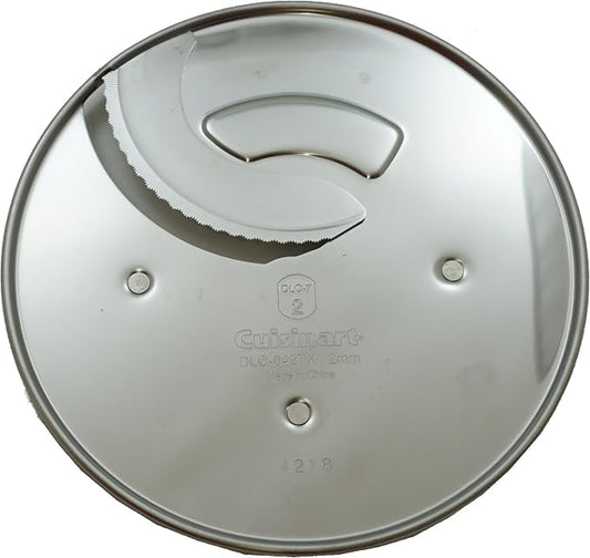 Cuisinart DLC-042TX-1 Replacement Disc Blade for DFP-14, DLC-2014, MP-14, CFP-28PC & EV-14SA Food Processors – Genuine OEM Attachment (2mm Fine Slicing Disc)