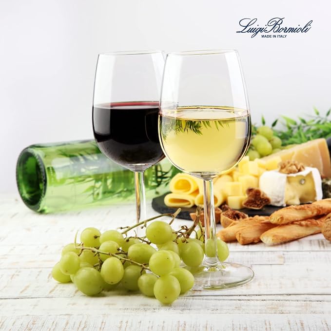 Luigi Bormioli Crescendo Chardonnay Wine Glasses - Clear, Set of 4