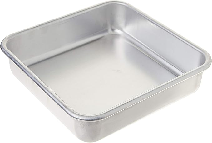 Nordic Ware - 47500 Nordic Ware Naturals Aluminum Commercial 8" x 8" Square Cake Pan, 8 by 8 inches, Silver