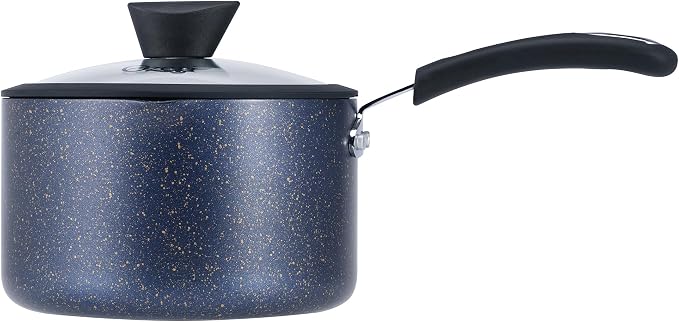 The All-In-One Stone Saucepan and Cooking Pot By Ozeri | Utilizes A Stone-derived Coating From Germany That Is 100% Free of APEO, GenX, PFBS, PFOS, PFOA, NMP and NEP