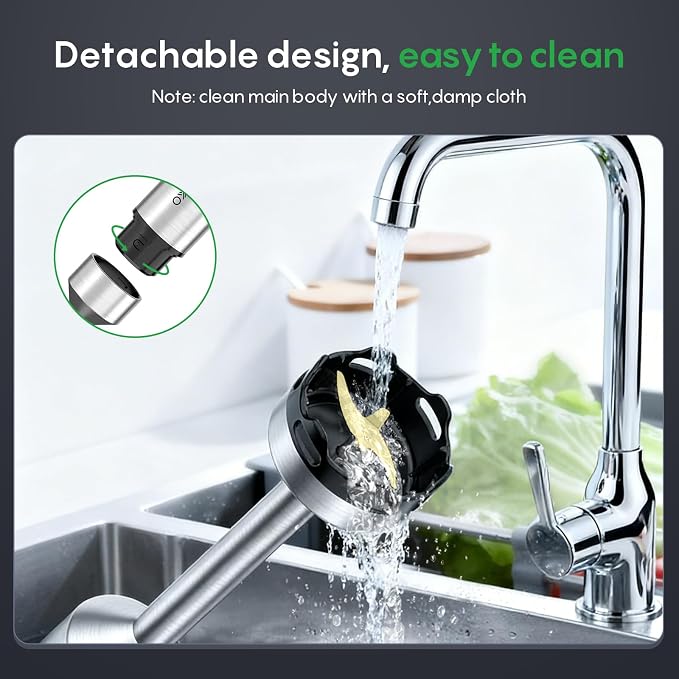 FRESKO Immersion Hand Blenders, Variable Speed Trigger | Anti-Scratch Stainless Steel Shaft, Stick Mixer for Soups, Shakes, Baby Food & Puree