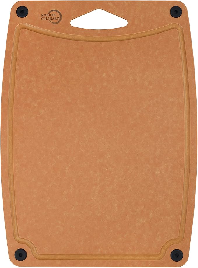 Mercer Culinary Composite Cutting Board 17 5/16" x 12 3/4", with Non Slip Feet and Juice Groove