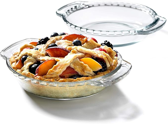 Anchor Hocking Mini Pie Plate Oven Basics, Glass, 6-Inch, Clear