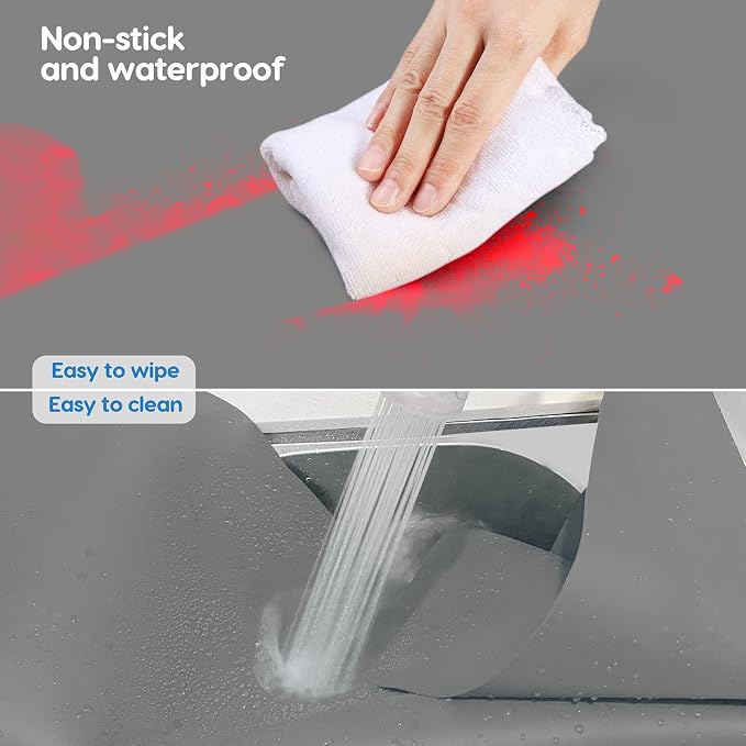 Extra Large Silicone Mat 35.3"x23.5"x0.08", Multipurpose Silicone Mat Thick Heat Resistant Mat Shipped Rolled Up Kitchen Counter Mat Waterproof Silicone Mats for Kitchen Counter Dark Gray | Extra Large, Heat Resistant, Waterproof, Nonslip, Multipurpose...