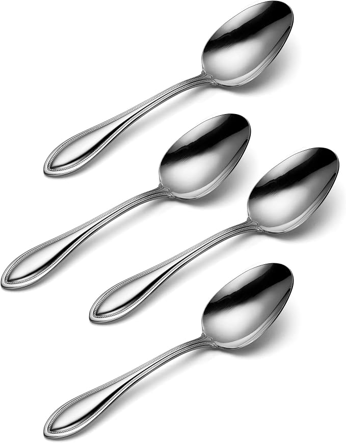 Oneida American Harmony Everyday Flatware Dinner Spoons, Set of 4