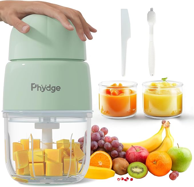 Baby Food Maker Blender, 10oz Baby Food Puree Maker-Upgraded | 10oz Baby Food Blender,10-Second Quick Soft Food Prep for Baby,Food Processor for Fruit,Vegetable,Meat,Easy to Clean