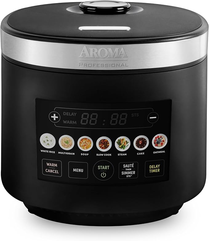 AROMA® CoreCoat™ Smart Digital Rice Cooker and Multicooker, 10-Cup (Uncooked) / 20-Cup (Cooked), with 8 Modes and PFSA-free, Non-Stick Ceramic Coating