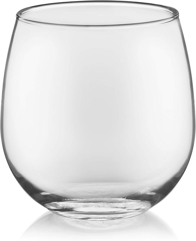 Libbey Vina Stemless Red-Wine Glasses (16.75oz/Set of 4)