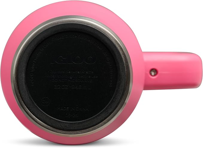 Igloo 32 oz Travel Mug Tumbler | Stainless Steel Drinkware | Thrift Pink