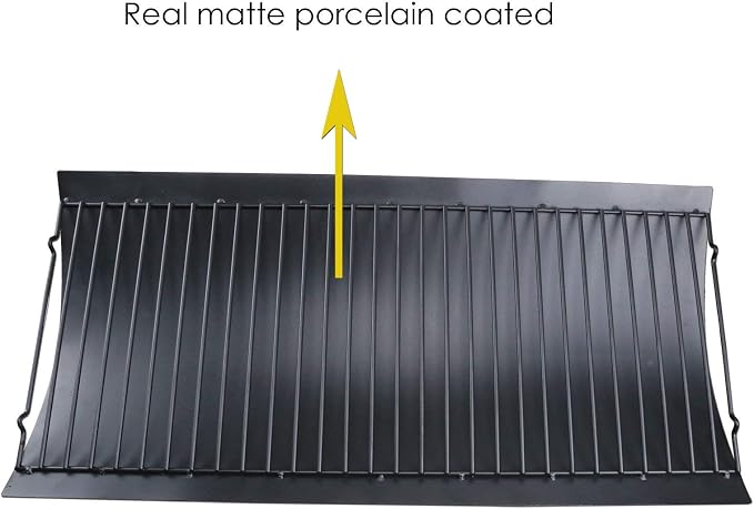 27" Ash Pan for Char-Griller 1224 1324 2121 2222 2727 2828 2929, Char Griller Replacement Parts Charcoal Tray for Grill, Chargriller Parts Replacement Fire Grate Hanger, Fits Char-Broil 17302056