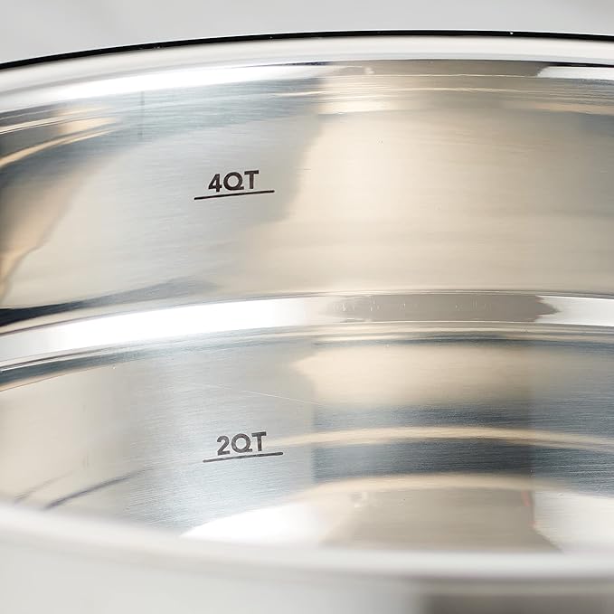 Tramontina 10 Pc Covered Stainless Steel and Silicone Mixing Bowl Set | Mint Green