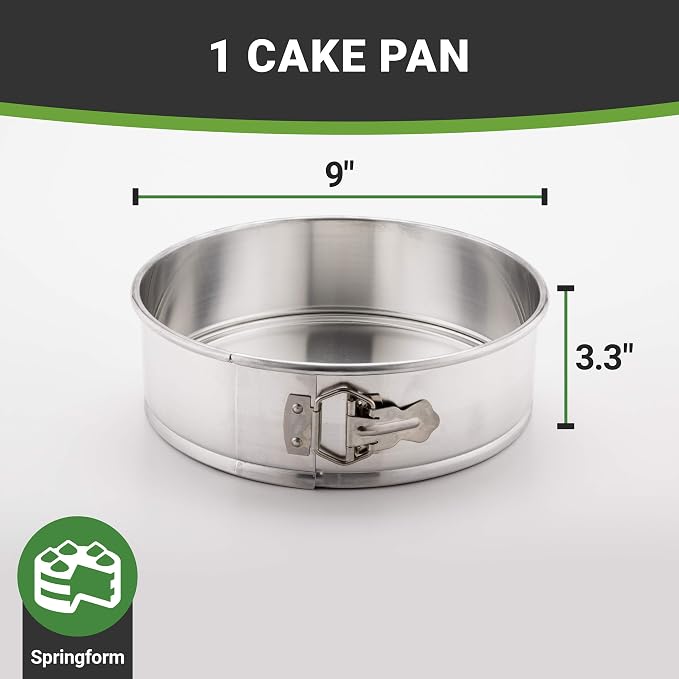Restaurantware 10 in Silver Aluminum Springform Cake Pan