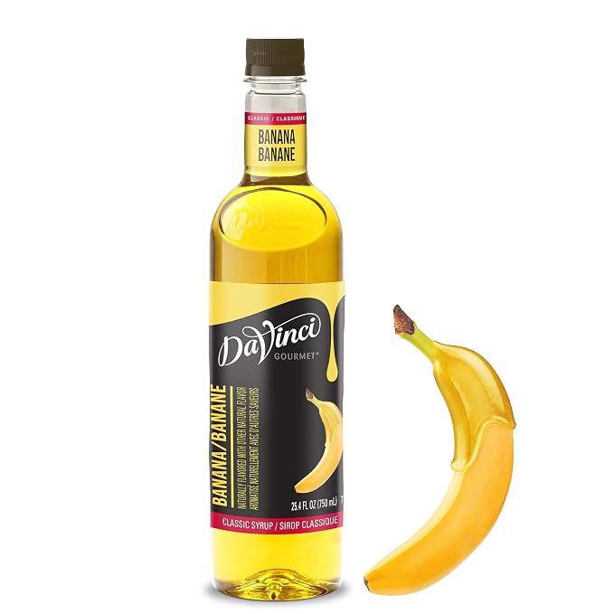 DaVinci Gourmet Classic Banana Syrup, 25.4 Fluid Ounces (Pack of 1)