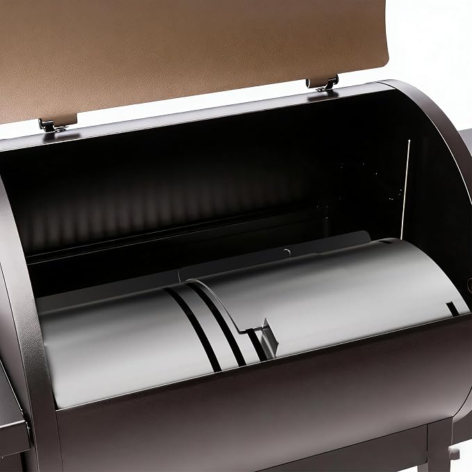 Lexington Flame Broiler Kit for Pit Boss Lexington/Navigator 500/540/550 | Includes main plate + slide cover; fits PB500SP/PB500NX/PB550G; heavy-duty steel; arch bridge grease drainage design.