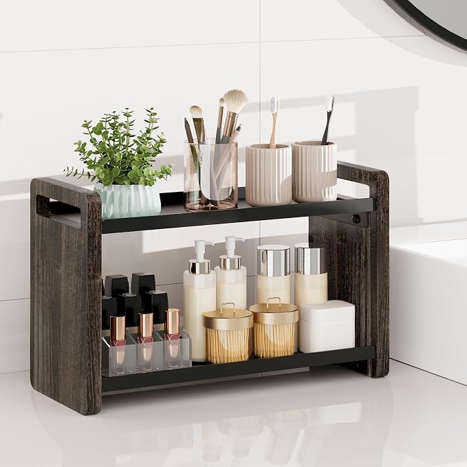 Bathroom Counter Organizer, Bathroom Sink Organizer, Vanity Shelf | Bathroom Organizers and Storage, Bathroom Countertop Organizer, Counter Shelf, Cologne Stand, Perfume Stand, Bathroom Decor