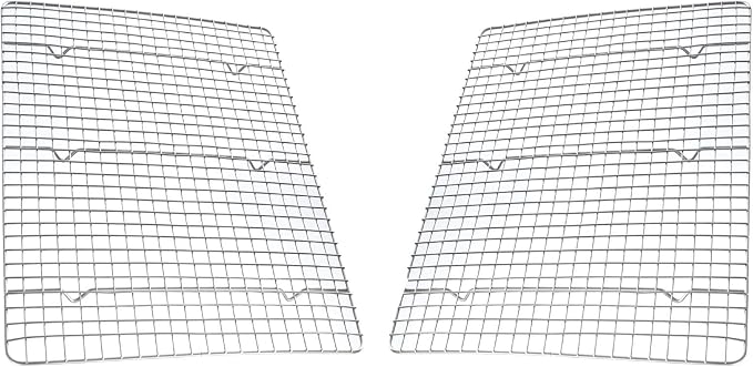 USA Pan Half Sheet Nonstick Roasting and Cooling Rack, Set of 2