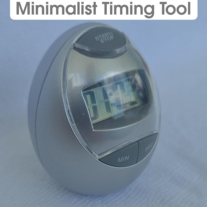 Digital Kitchen Timer Magnetic – Loud Alarm Countdown Timer & Stopwatch, Large Display Egg Timer for Cooking, Baking, Shower, Study, Classroom, Exercise, Portable Kitchen Timer Digital