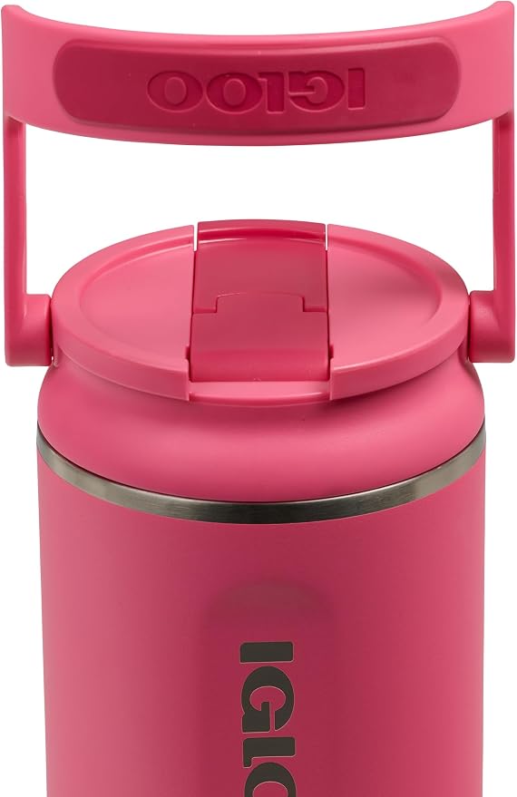 Igloo 32 oz Sport Sipper Tumbler | Stainless Steel Drinkware | Thrift Pink