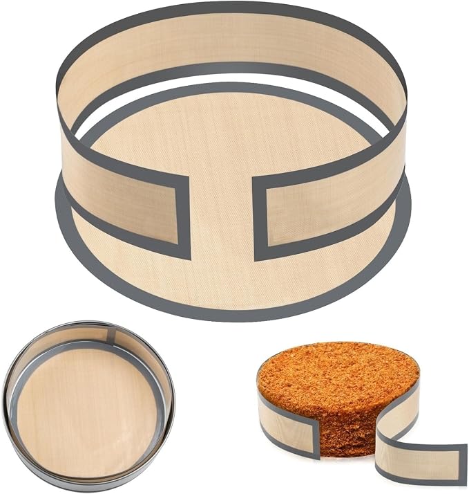 Non Sick Silicone Baking Mat for Springform Pan 9 inch, Prevent cake from Sticking to Bottom and Side, Easy Clean Silicone mat for Cheesecake Pan