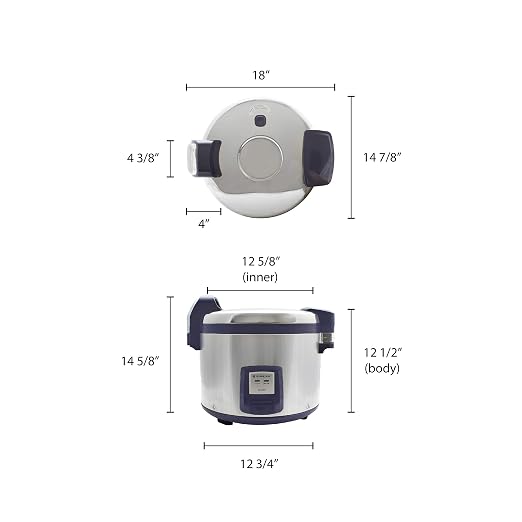 Thunder Group SEJ3201 Rice Cooker/Warmer Electric 30 Cup Uncooked Rice Capacity