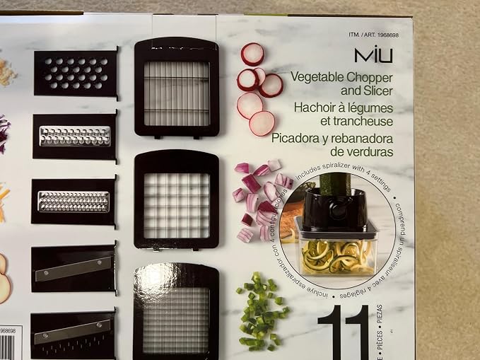 Vegetable Chopper, Dicer, Slicer for Fruits, Veggies, Onions, Potatoes.