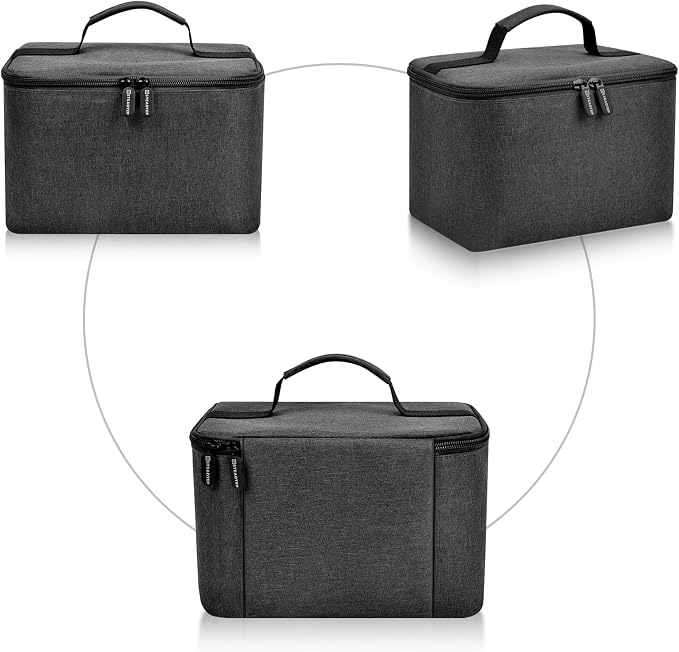Hand Mixer Storage Case for KitchenAid 5, 6, 7 and 9 Speed Mixers | Portable Design With Carry Handle For Home Bakers, Kitchen Storage, Baking Classes And Travel, Grey - Case Only