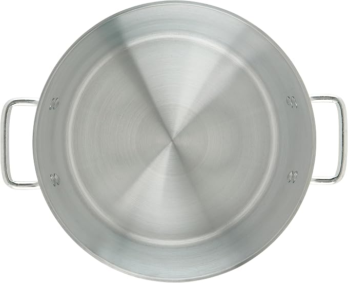 Winco 14 qt Elemental Aluminum Sauce Pot | Efficient heat distribution, Great for Sauces, Soups, Stocks and Batch Cooking