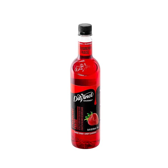 DaVinci Gourmet Classic Strawberry Syrup, 25.4 Fluid Ounces, Kosher, 1 Count