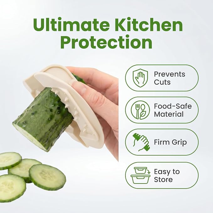 NACOLUS Handheld Mandoline Slicer for Kitchen,3 Blades with Hand Guard | cute avocado-style vegetable slicer,3 blades,self-stores blades,safety guard,perfect for small kitchens,gifts