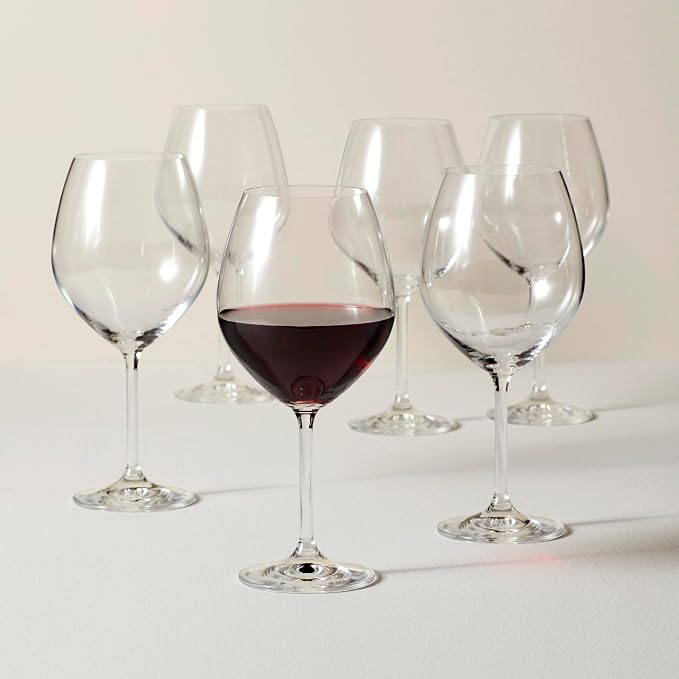 Lenox 831664 Tuscany Classics Red Wine Glass Set, Set of 6, 24 Fl Oz