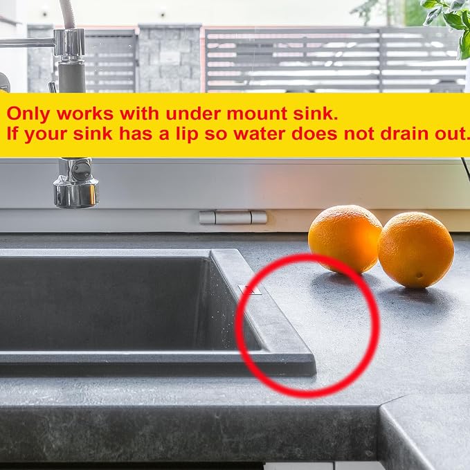 GUUKIN Sponge Holder for Kitchen Sink, 10"x 4" Kitchen Sink Organizer, Sink Caddy and Soap Tray,Compatible with Scrub Daddy, Kitchen Sink Accessories (Grey)